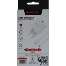 Megatech CC01 (CC22-M3 ) 2in1 5v-3.0 Ev Şarj+ Micro Kablo Hızlı Şarj