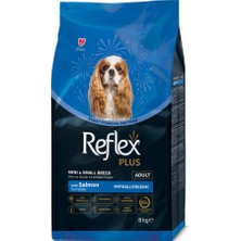 Reflex Plus Mini Adult 8kg Somonlu Küçük Irk Hipoalerjenik Yetişkin Köpek Maması Mini Small Breed Salmon