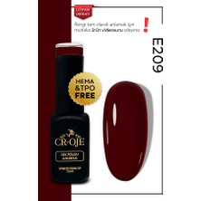 Cr-Oje Kalıcı Oje Bordo - E209 (12 ML.)