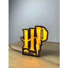 Harry Potter/hp Logolu Işık Kutusu /masa Dekoru