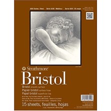 Assess Store (475-14 STR-475-14 Bristol Tabak Pedi, 15 Yaprak, 35,6 x 43,2 Cm, Beyaz, 14"X17"