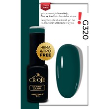 Cr-Oje Kalıcı Oje G320 - Petrol Yeşil (12 ML)