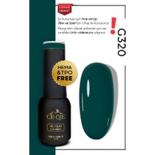 Cr-Oje Kalıcı Oje G320 - Petrol Yeşil (5 ML)