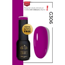 Cr-Oje Kalıcı Oje G306 - Begonvil Mor (5 ML)