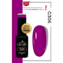 Cr-Oje Kalıcı Oje G306 - Begonvil Mor (12 ML.)