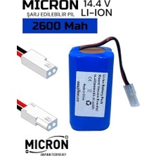 Assess Store Micron Mi Mop 2in1 Akıllı Süpürge Bataryası (Mjstg1) 14.4V 2600 Mah Pil