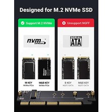 Assess Store Pcıe 4.0 X4 X8 X16 Uyumlu 64GBPS Nvme M.2 SSD Dönüştürücü Adaptör