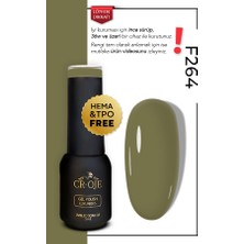 Cr-Oje Kalıcı Oje F264-yağ Yeşili (5 ML)