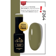 Cr-Oje Kalıcı Oje Yağ Yeşili - F264 (12 ML.)