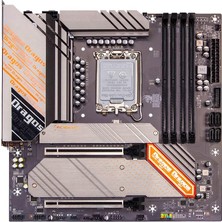 Assess Store Dragos Dragmode B760M D4PRO Sata,m2 Ddr4 4000MHZ Usb3.2 Type C Dp HDMI Ses 2.5gbe Lan 1700P Atx Anakart
