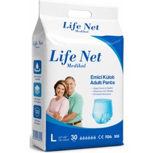 Life Net Medikal Külotlu Hasta Bezi 30 Adet Large
