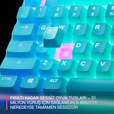Assess Store Apex 3 Tkl Rgb Suya ve Toza Dayanıklı Türkçe Gaming Klavye – Mavi