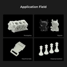 Assess Store Creality Resmi 3D Yazıcı Filamenti, Hyper Pla Yüksek Hızlı Filament, 1,75 mm 3D Baskı Filamenti, Yüksek Hızlı Baskı Için, Ölçü Hassasiyeti +/-0,02 Mm, 1 Kg/makara - Siyah