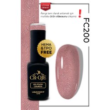 Cr-Oje Kalıcı Oje Fc200- Disco Pembe (12 Ml)