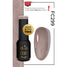 Cr-Oje FC299-Bej DISCO Flash Kalıcı Oje (5 Ml)