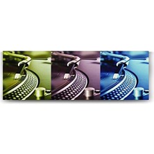 Assess Store Eski Plak Efekt Tablosu - 120X40CM
