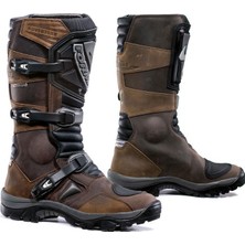Forma Adventure Kahverengi Korumalı Motosiklet Botu Su Geçirmez Full Grain Deri Yapı ile Yüksek Koruma