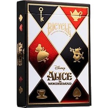 Uravas Store Bicycle Disney Alice Harikalar Diyarında Ilham Alan Oyun Kartları, 1 Güverte