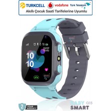 BabySmart Q15 LBS Konumlu Akıllı Çocuk Takip Saati Sim Kartlı Arama, Kameralı, Gizli Dinleme Özellikli