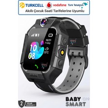 BabySmart Q19 LBS Konumlu Akıllı Çocuk Takip Saati Sim Kartlı Arama, Kameralı, Gizli Dinleme Özellikli