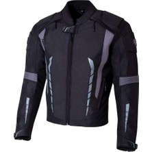4Riders Gama CE Sertifikalı Korumalı Motosiklet Montu Siyah