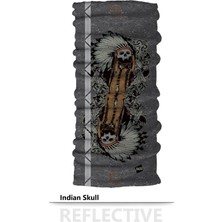 Narr Indian Skull Reflektif Boyunluk