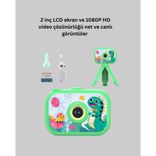 TKÇ 1080P Hd Çocuk Vlog Kamerası – Tripod ve Eğitici Oyunlarl