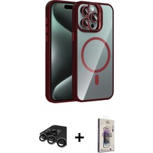 Marsilyan™- iPhone 15 Pro Max Kılıf Yadigar Asil Koleksiyonu - Siyah Bilvis 3D Cam Ekran Koruyucu + Raze Metal Kamera Lens - Tmgı