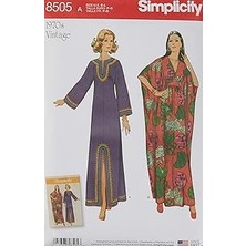 Uravas Store Simplicity US8505A Vintage Kesim Deseni, Kadınlar Için, Kağıt, Beyaz, 22 x 15 x 1 cm