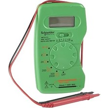 Uravas Store Schneider Electric Thorsman Dijital Cep Multimetresi, Voltmetre/ampermetre/ohm Ac Dc Cihazı, 300 V,