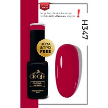 Cr-Oje Kalıcı Oje Koyu Kırmızı - H347 (12 ML.)