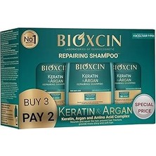Uravas Store Bioxcin Keratin &amp; Argan Onarıcı Bakım Şampuan 300 ml 3 Al 2 Öde - Yıpranmış ve Hassas Saçlar