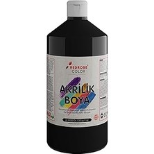 Uravas Store Siyah Akrilik Boya 1000GR