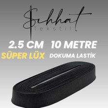 2.5 cm 10METRE Süper Dokuma Lastik
