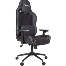Rebelx Gri Renk Oyuncu Koltuğu Metal Malzeme ile Ergonomik Tasarım 130 cm Yükseklik
