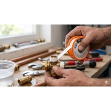 Assess Store Profesyonel Ptfe Sızdırmazlık Şeridi 19MM x 30M x 0.075MM - Tesisat ve Vida Dişli Izolasyon Elemanı, Su ve Gaz Uyumlu Büyük Boy (1 Adet)