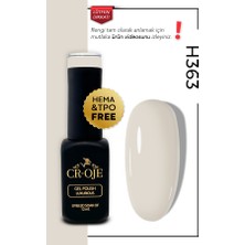 Cr-Oje Kalıcı Oje H363- Nude Bej  (12 Ml.)