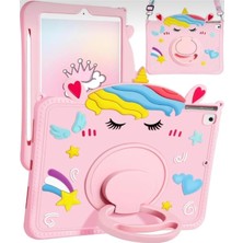 Assess Store - Ipad 11 (A16) 2025/10. ile Uyumlunesil 10.9'' Karakterli Çocuk Kılıfı Standlı Eğlenceli Koruyucu Kapak - Çok Renkli 9