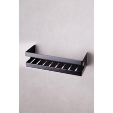 Assess Store Duş Raf Sistemi Siyah Renk 98X100X250 mm