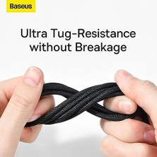 Assess Store Tungsten Hızlı Şarj Kablosu USB To Type-C 100W, 1m, Siyah