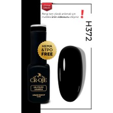 Cr-Oje Kalıcı Oje H372 Siyah 12 ml