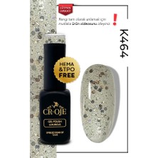 Cr-Oje K464- Simli Kalıcı Oje (12 Ml.)