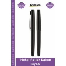 Carlburn #kalem Kurumsal Hediye Lüks Tasarım Şık Kaliteli Ofis Gereci Prestij Metal Roller Kalem Siyah
