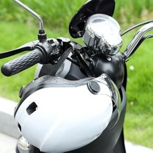 Assess Store Motosiklet Kask Kilidi 22 ve 26 mm Ayarlanabilir Gidon Uyumlu, Çift Anahtarlı Güvenlik Kilidi, Su Geçirmez, Çok Amaçlı Kask ve Ekipman Sabitleme Aparatı