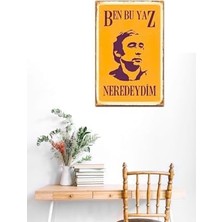 Assess Store Kuşe Kağıt Duvar Posteri Ben Bu Yaz Neredeydim Şener Şen Retro DRTR0010