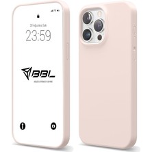 Assess Store Kılıf Ince Sıvı Silikon 3 Katmanlı Tam Kaplamalı Yumuşak Jel Kauçuk Kılıf Kapak (Kumpembe, 13 Pro Max)