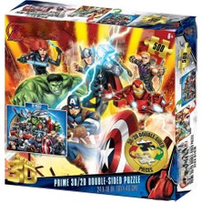 Freedom Storee Prime 3D Çift Taraflı Puzzle 500 Parça
