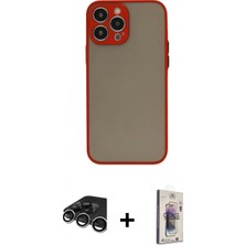 Marsilyan™- iPhone 15 Pro Max Kılıf Ahenk Çizgi Serisi - Siyah Bilvis 3D Cam Ekran Koruyucu + Raze Metal Kamera Lens - Gs