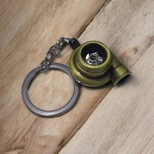 Assess Store K.dot Metal Oto Anahtarlık Turbo Figürlü Oksitlenmiş Bakır