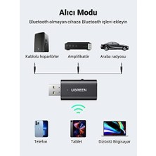 Assess Store Bluetooth 5.4 Adaptör 2'si 1 Arada Bluetooth Verici Alıcı Jakı Bluetooth Verici 3.5mm Aux Tv, Kulaklık ve Sistemler Için